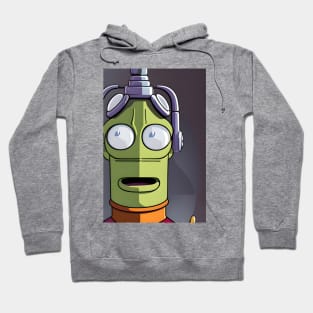 Green robot Hoodie